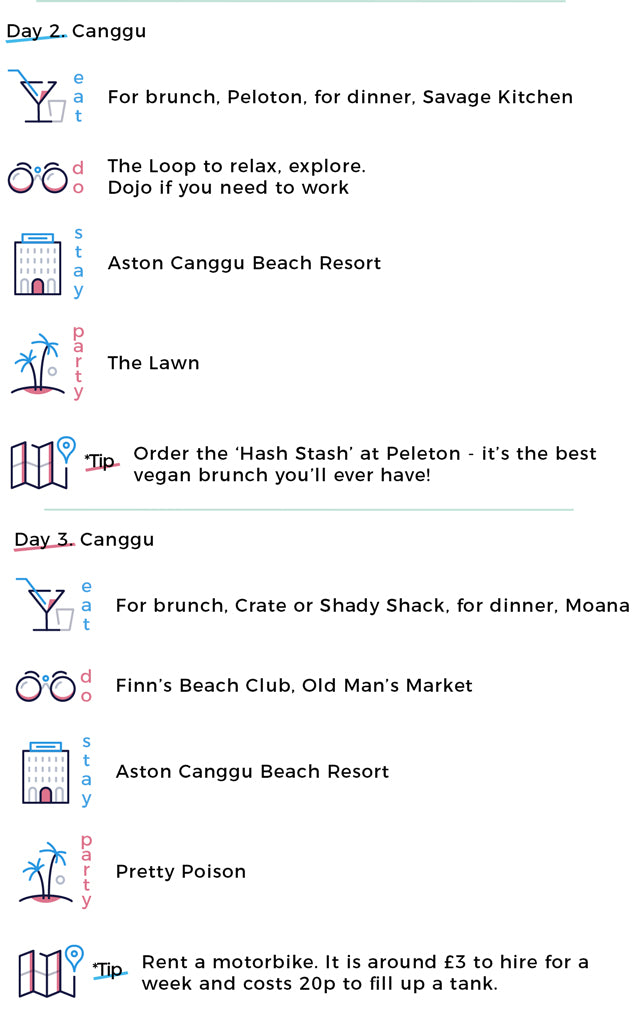 Canggu | Peloton, savage kitchen, dojo, shady shack, moana