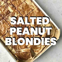 Salted Peanut Butter & Biscoff Blondies